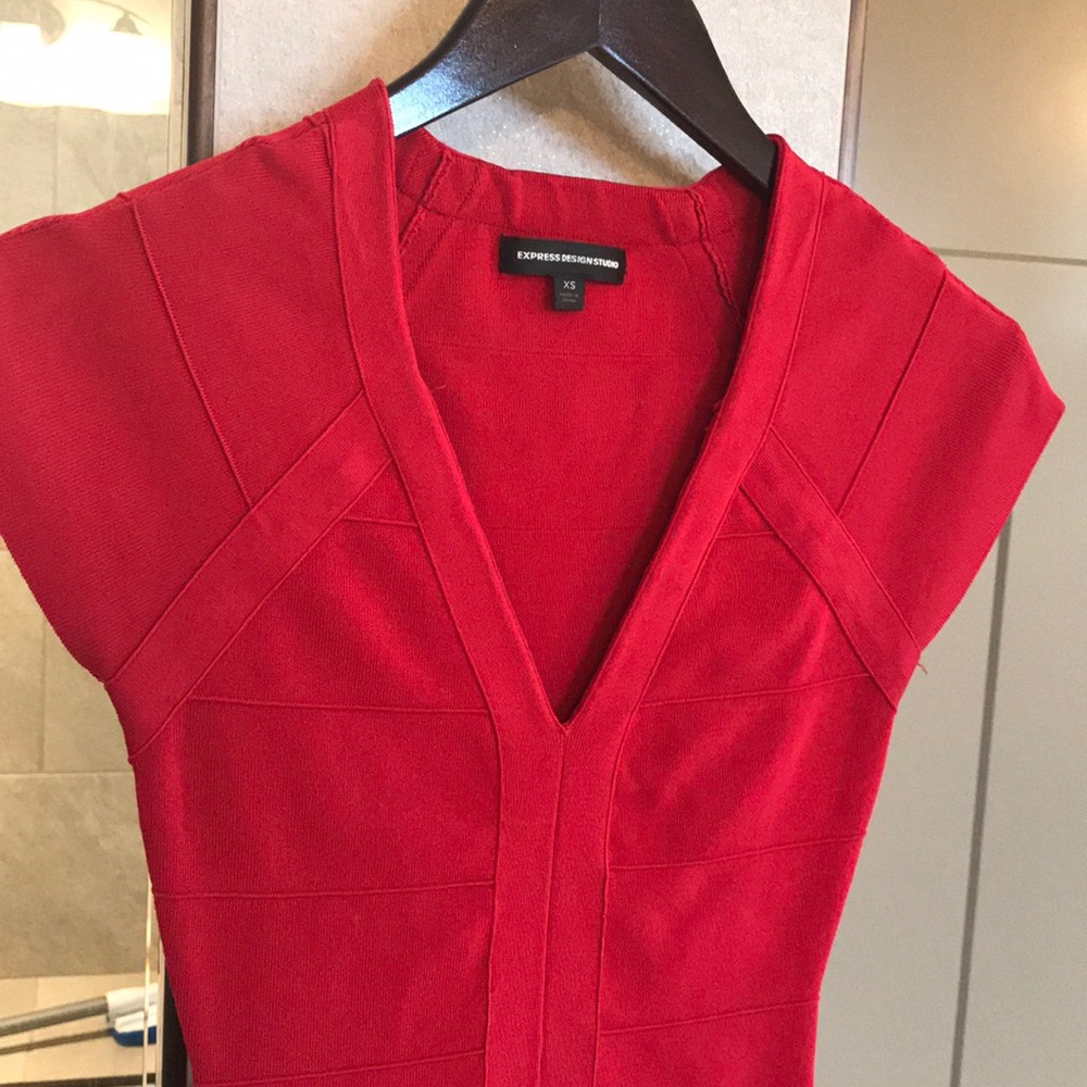 Red dress Express design Studio